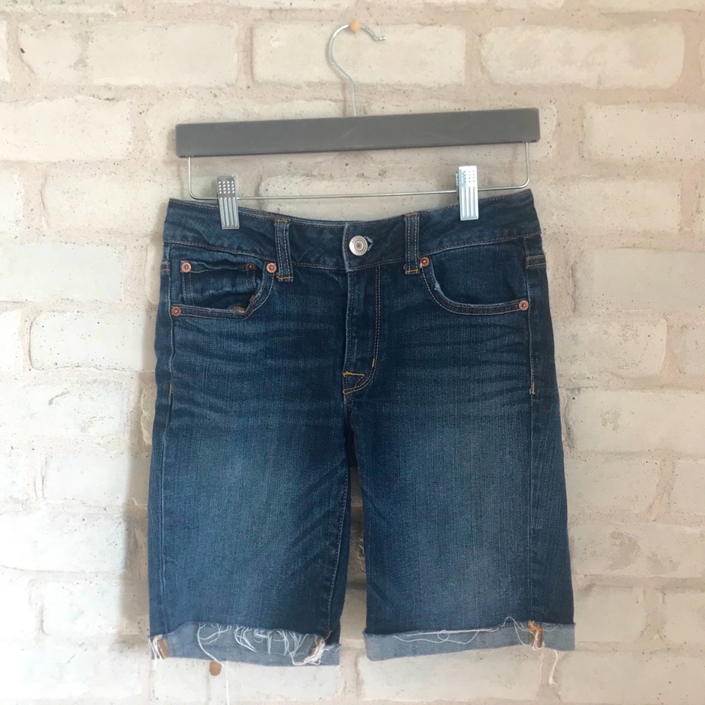 American Eagle Denim Shorts Stretchy Size:4